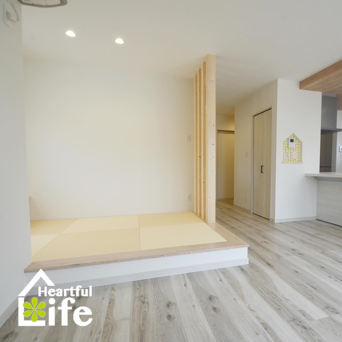 3畳の小上がり畳コーナーを設けました👏