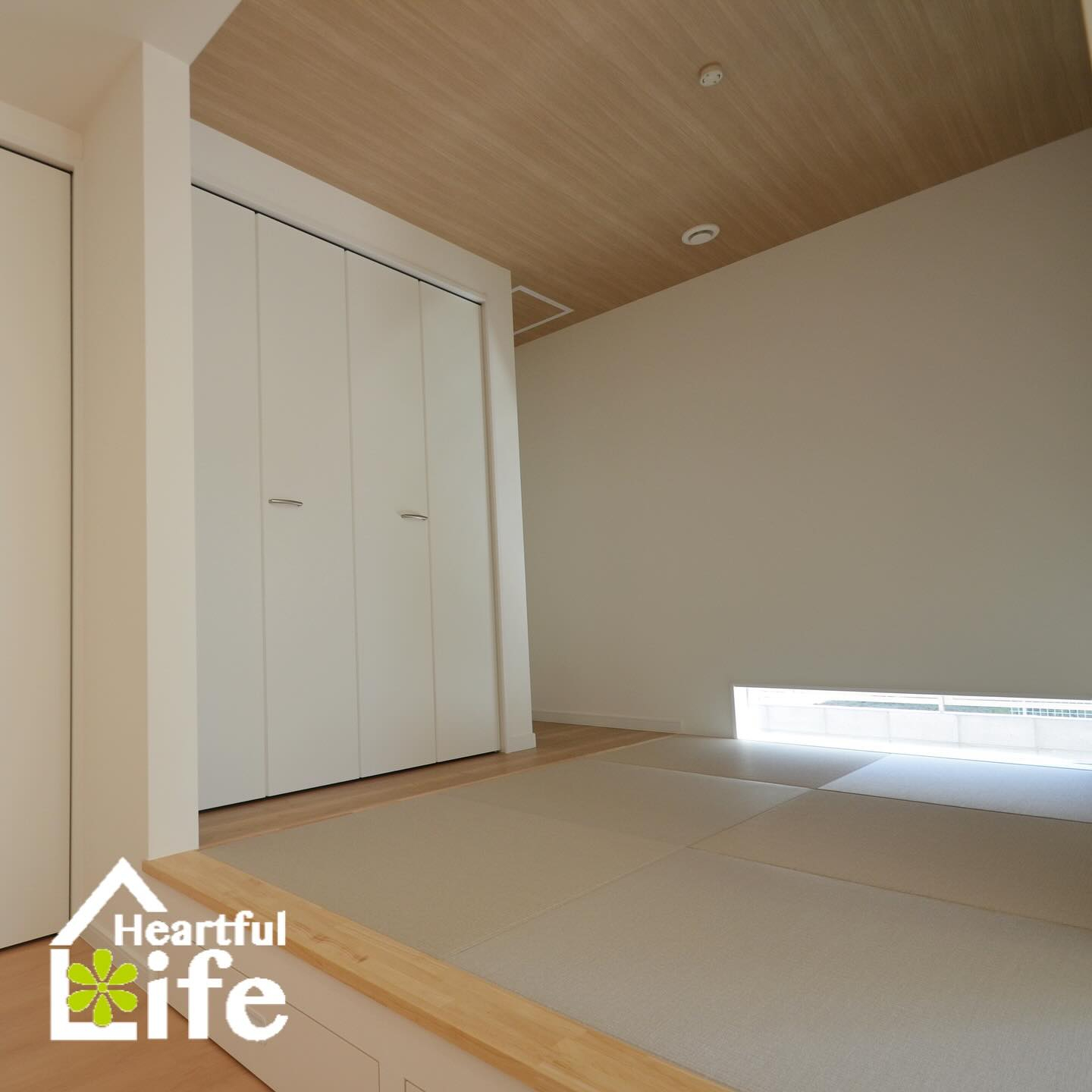 リビング横の小上がり畳コーナー👏