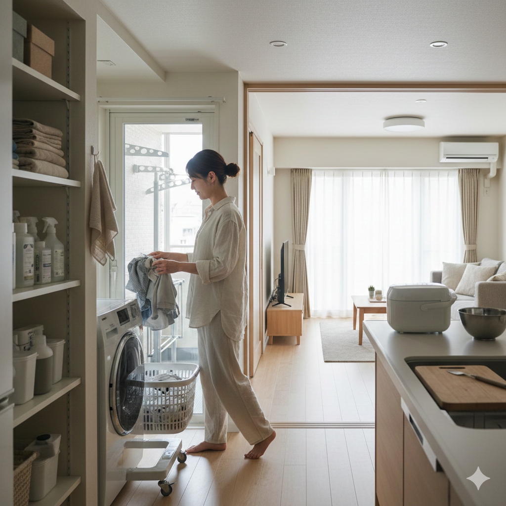 淡路島で家事が楽になる間取りの工夫