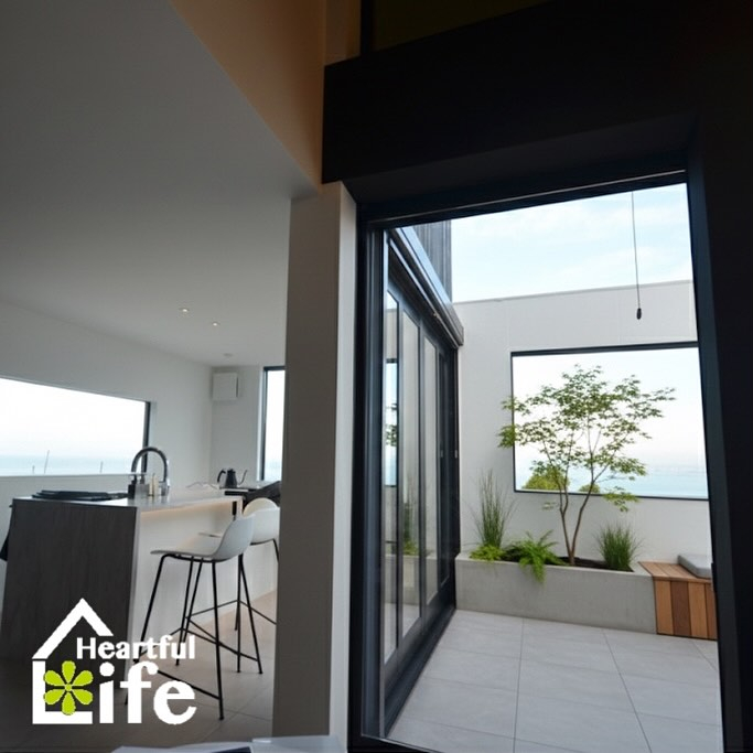 素敵な中庭があるお家🥰✨