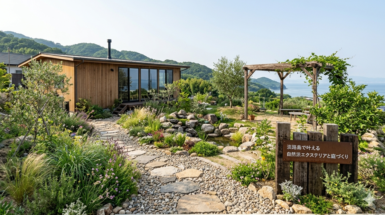 淡路島で叶える自然派エクステリアと庭づくり